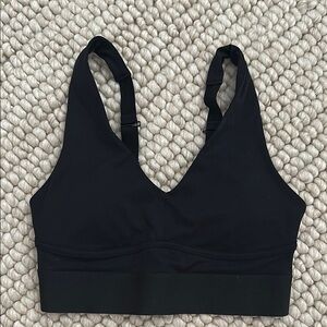 Fabletics Yoga Black Sports Bra